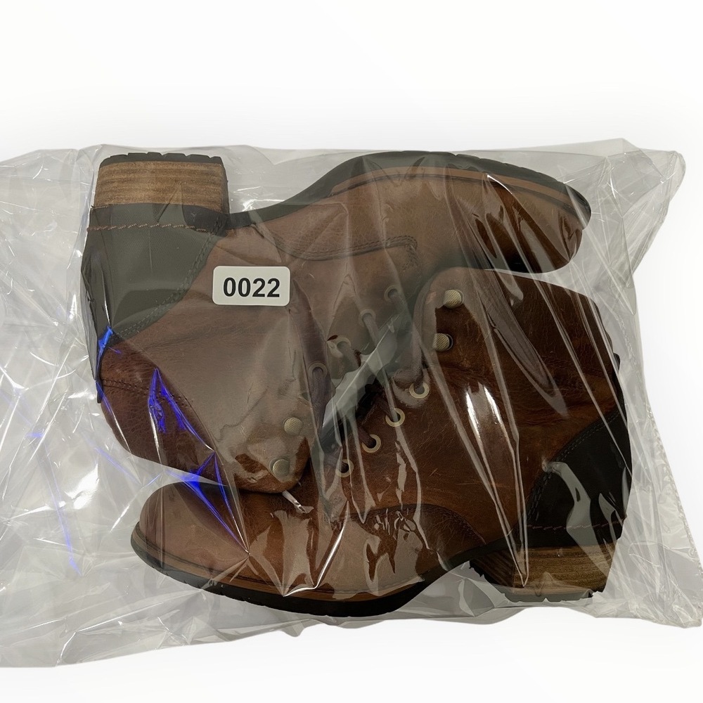 Merrell Oak Brown Leather Lace Up Ankle Boots Womens 9.5 J42460 M-Select Grip - Picture 10 of 10